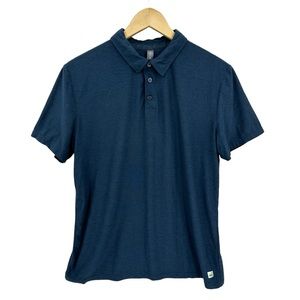 VUORI Polo Shirt Tech Performance Short Sleeve Blue